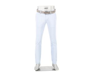 Alberto Herren Hose Chino Lou, Regular Fit, Baumwoll-Stretch, hellblau, 34/34