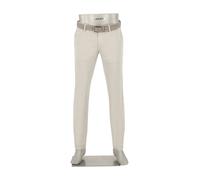 Alberto Herren Hose Chino Lou, Regular Fit, Baumwoll-Stretch, hellgrau, 28/32