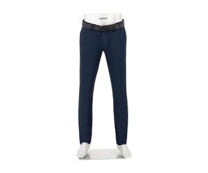 Alberto Herren Hose Chino Lou, Regular Fit, Baumwoll-Stretch, navy blau, 30/32