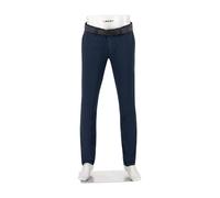 Alberto Herren Hose Chino Lou, Regular Fit, Baumwoll-Stretch, navy blau, 33/30