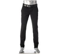 Alberto Chino Herren Regular Fit Baumwolle schwarz, 36/40