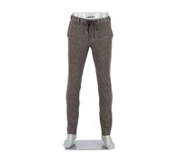 Alberto Jersey Herren Slim Fit Tweed braun, 36/32