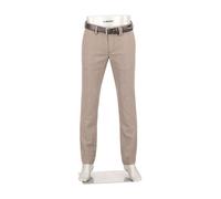 Alberto Regular Fit Hose braun, Mikromuster