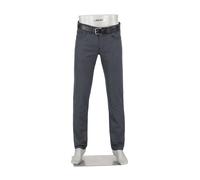 Alberto Herren Hose Double Face, Pipe, Regular Fit, Mikrofaser-Stretch, navy-grau blau, 31/32