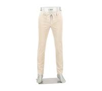 Alberto Slim Fit Cordhose Light Beige, Einfarbig