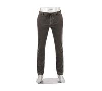 Alberto Herren Hose Dusty Corduroy Jump, Slim Fit, Baumwolle-TencelT, military grün, 33/32