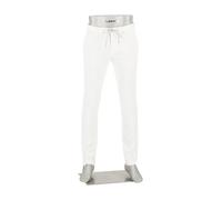 Alberto Hose Herren Cord weiß, 34/30