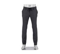 Alberto Herren Hose Jump, Slim Fit, Flanell, anthrazit meliert grau, 36/30