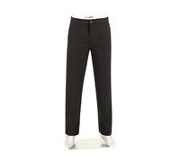 Alberto Herren Hose Flanell, Luis, Wide Fit, Mikrofaser-Stretch, braun, 34/32