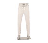 Alberto Herren Hose Jump, Slim Fit, Baumwolle, beige gestreift, 34/32