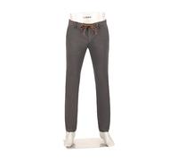 Alberto Herren Hose Light Cotton, Jump, Slim Fit, Baumwoll-Stretch, anthrazit grau, 42/34