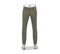 Alberto Herren Hose Light Cotton, Jump, Slim Fit, Baumwoll-Stretch, grün, 36/34