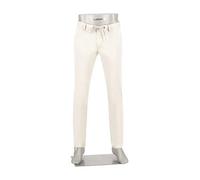 Alberto Herren Hose Light Cotton, Jump, Slim Fit, Baumwoll-Stretch, hellgrau beige, 32/34