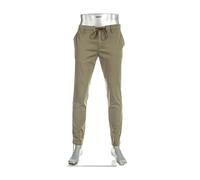 Alberto Herren Hose Light Cotton, Jump, Slim Fit, Baumwoll-Stretch, militarygrün, 32/30