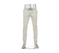Alberto Herren Hose Light Cotton, Jump, Slim Fit, Baumwoll-Stretch, silbergrau, 31/30