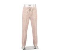 Alberto Herren Hose Luxury Leinen, Luis-GU-GT, Wide Fit, zimt braun, 32/32