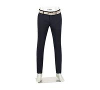 Alberto Herren Hose Move, Slim Fit, Jersey, navy blau, 34/34