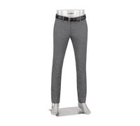 Alberto Herren Hose New Jersey, Modell Rob, Slim Fit, hellgrau meliert, 29/32