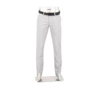 Alberto Herren Hose New Wool Look, Lou, Regular Fit, Baumwoll-Stretch, hellgrau meliert, 33/36