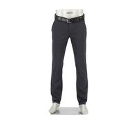 Alberto Herren Hose New Wool Look, Lou, Regular Fit, Baumwoll-Stretch, nachtblau meliert, 40/32