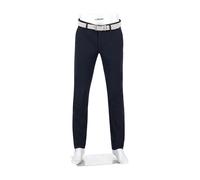 Alberto Regular Fit Hose dunkelblau, Mikromuster