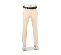 Alberto Herren Hose Performance, Move, Slim Fit, Mikrofaser-Stretch, beige, 29/30