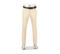 Alberto Herren Hose Performance, Move, Slim Fit, Mikrofaser-Stretch, beige, 38/30