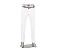 Alberto Herren Hose Performance, Move, Slim Fit, Mikrofaser-Stretch, weiß, 34/36