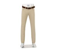 Alberto Herren Hose Pipe, Regular Fit, Ceramica®, beige, 34/30
