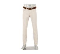 Alberto Herren Hose Pipe, Regular Fit Ceramica®, hellbeige, 31/32