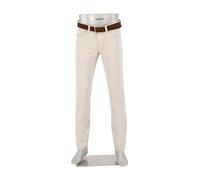 Alberto Herren Hose Pipe, Regular Fit Ceramica®, hellbeige, 36/34