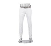 Alberto Herren Hose Rob, Slim Fit, Baumwolle, hellgrau, 34/30