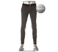 Alberto Herren Hose Rob, Slim Fit, Baumwolle T400®, militärgrün, 33/32