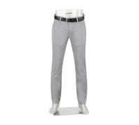 Alberto Herren Hose Smart Herringbone, Lou-J, Regular Fit, Mikrofaser-Viskose, blaugrau, 28/32
