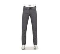 Alberto Herren Hose Soft Touch, Pipe, Regular Fit, Baumwoll-Stretch, dunkelgrau meliert, 40/34