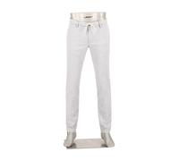 Alberto Herren Hose Summer Stripe, Jump, Slim Fit, Baumwolle-Leinen, grau-beige gestreift, 33/32
