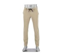 Alberto Herren Hose Super Stretch, Jump, Slim Fit, Baumwolle-TencelT, beige, 34/30