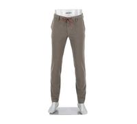 Alberto Herren Hose Super Stretch, Jump, Slim Fit, Baumwolle-TencelT, braun, 36/30