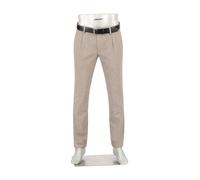 Alberto Herren Hose TencelT Minipeptia, Lou-J, Regular Fit, Baumwolle, beige, 34/32
