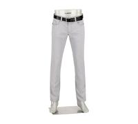 Alberto Herren Hose Two-Tone Ceramica®, Pipe, Regular Fit, hellgrau meliert, 30/32