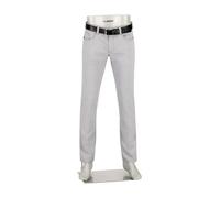 Alberto Herren Hose Two-Tone Ceramica®, Pipe, Regular Fit, hellgrau meliert, 34/36