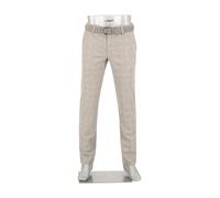 Alberto Regular Fit Wollhose beige, Kariert
