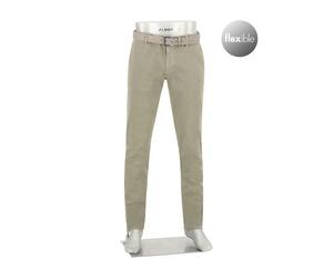 Alberto Herren Jeans Coloured Denim, Rob, Slim Fit, Baumwolle T400®, graugrün, 29/32