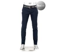 Alberto Herren Jeans Coloured Denim, Rob, Slim Fit, Baumwolle T400®, navy blau, 35/30