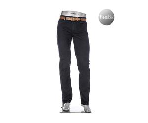 Alberto Herren Jeans Pipe, Regular Fit, Baumwoll-Stretch COOLMAX®, dunkelblau, 36/30