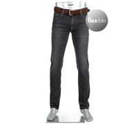 Alberto Herren Jeans Pipe, Regular Fit, Baumwolle T400® 10oz, anthrazit grau, 33/36