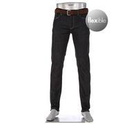 Alberto Herren Jeans Pipe, Regular Fit, Baumwolle T400® 11oz, nachtblau, 38/36