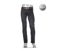 Alberto Herren Jeans Pipe, Regular Fit, Baumwolle T400®, anthrazit grau, 38/32