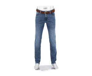 Alberto Herren Jeans Pipe, Regular Fit, Baumwolle T400®, dunkelblau, 35/34