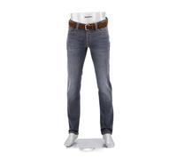 Alberto Pipe Regular Fit Jeans Dark Grey, Einfarbig
